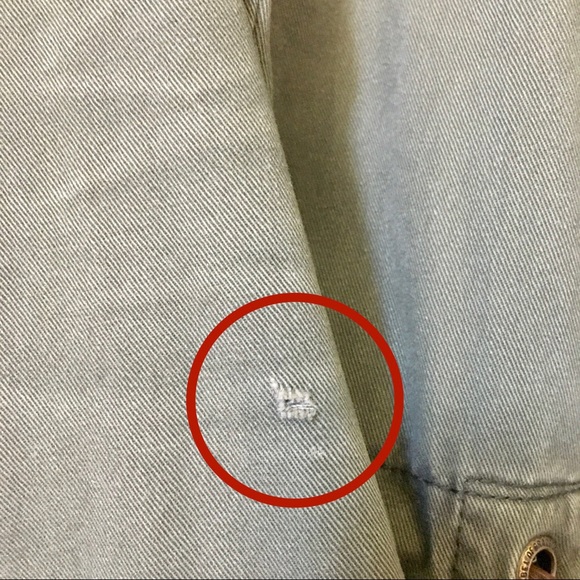 🟠 2/$20 H&M LOGG Utility Jacket - Army Green (8) - Picture 13 of 13